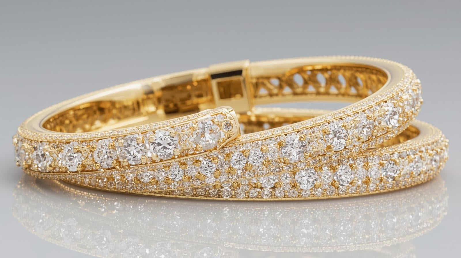 Bracelet double Tigre Doré - Lotta Djossou Paris Bracelet double Tigre Doré - Lotta Djossou Paris