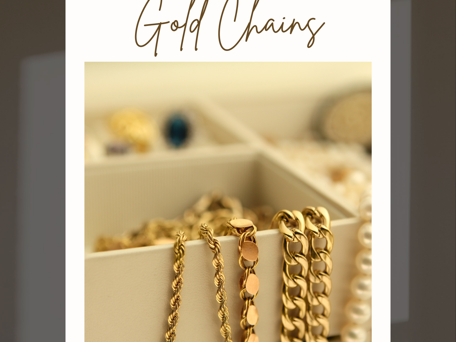 Best Jewelry Store in Montreal for Gold Chains.