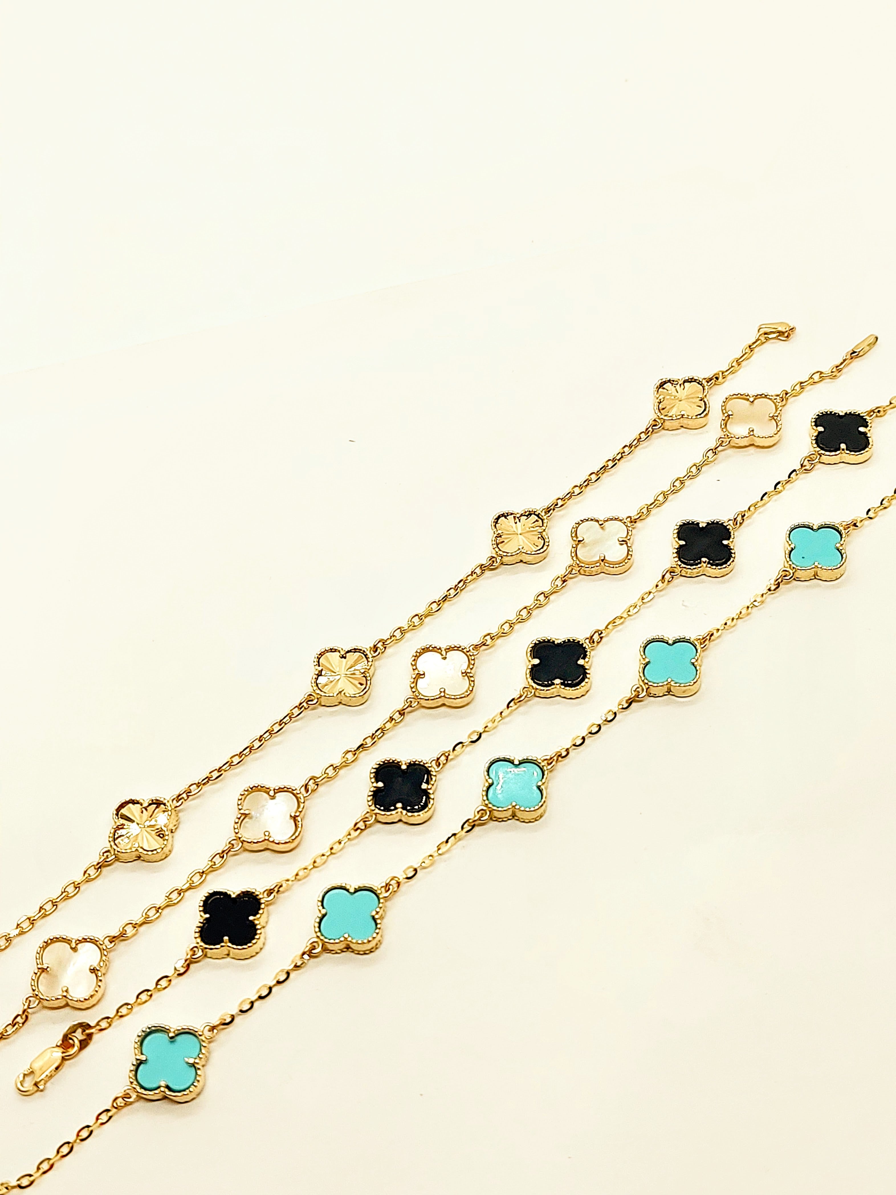 GOLD CLOVER BRACELETS