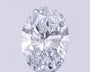 0.53ct Oval Lab Grown Diamond (Colour H, Clarity VS1, IGI Certified)
