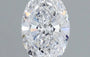 1.00ct Oval Lab Grown Diamond (Colour D, Clarity VS2, IGI Certified)