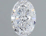 1.00ct Oval Lab Grown Diamond (Colour D, Clarity VS2, IGI Certified)