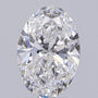 1.58ct Oval Lab Grown Diamond (Colour D, Clarity VVS2, Cut EX, GIA Certified)