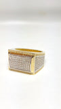 Bague en or 10 carats avec oxyde de zirconium