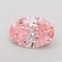 2.08ct Oval Lab Grown Diamond (Colour Fancy Vivid Pink, Clarity VS2, IGI Certified)
