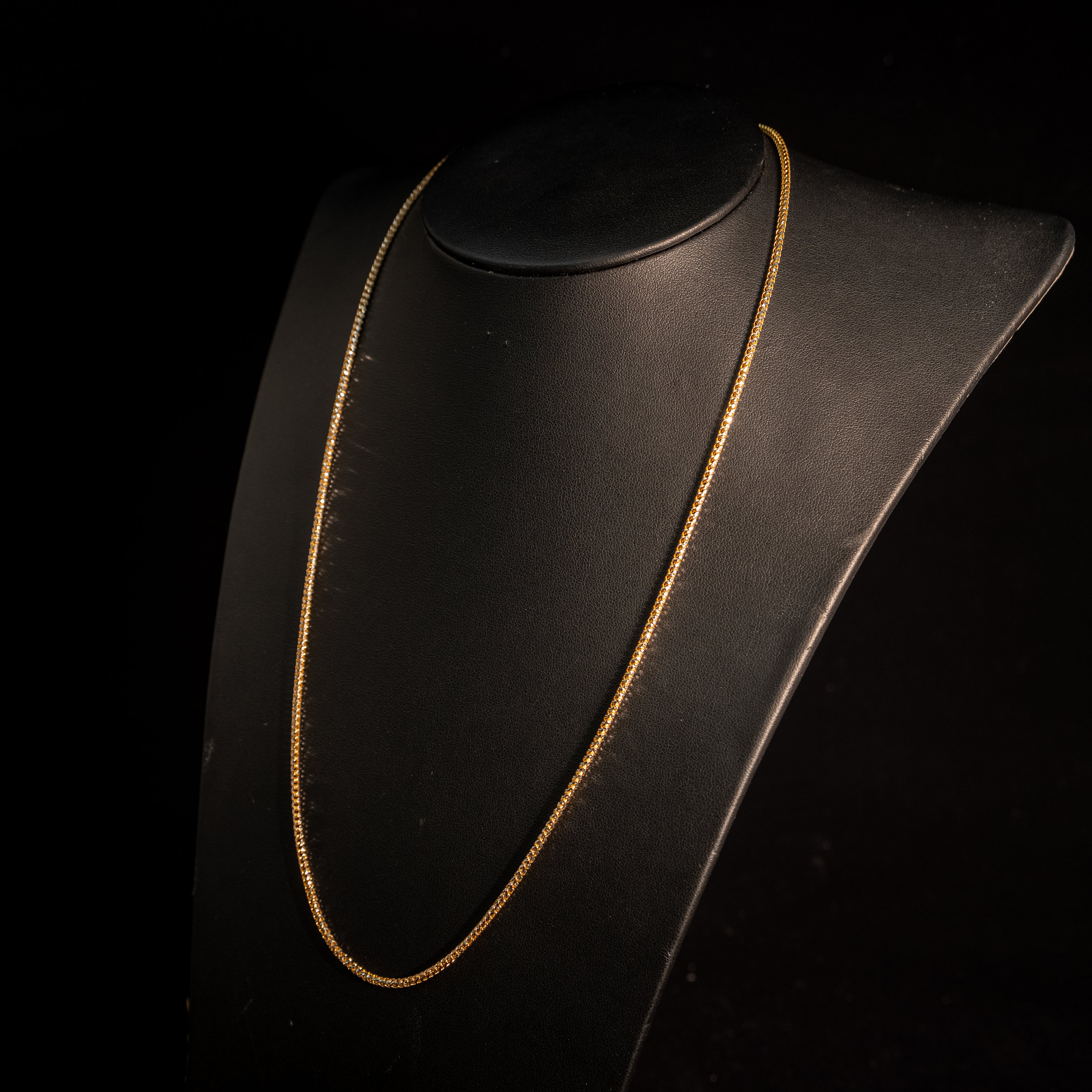 10k Franco Pineapple Chain ~2.1mm