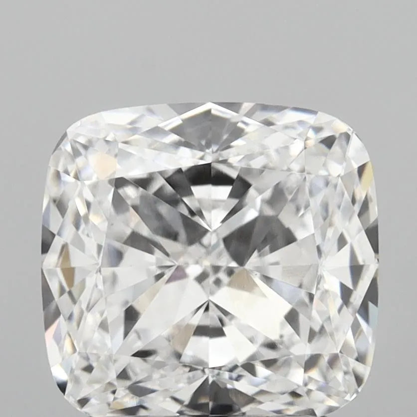 2.49ct Cushion modified Lab Grown Diamond (Colour D, Clarity VVS2, IGI Certified)