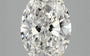 2.50ct Oval Lab Grown Diamond (Colour G, Clarity VS1, IGI Certified)