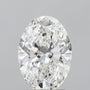 2.55ct Oval Lab Grown Diamond (Colour F, Clarity VVS2, IGI Certified)
