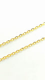 Chaîne maille rolo en or massif 10 carats