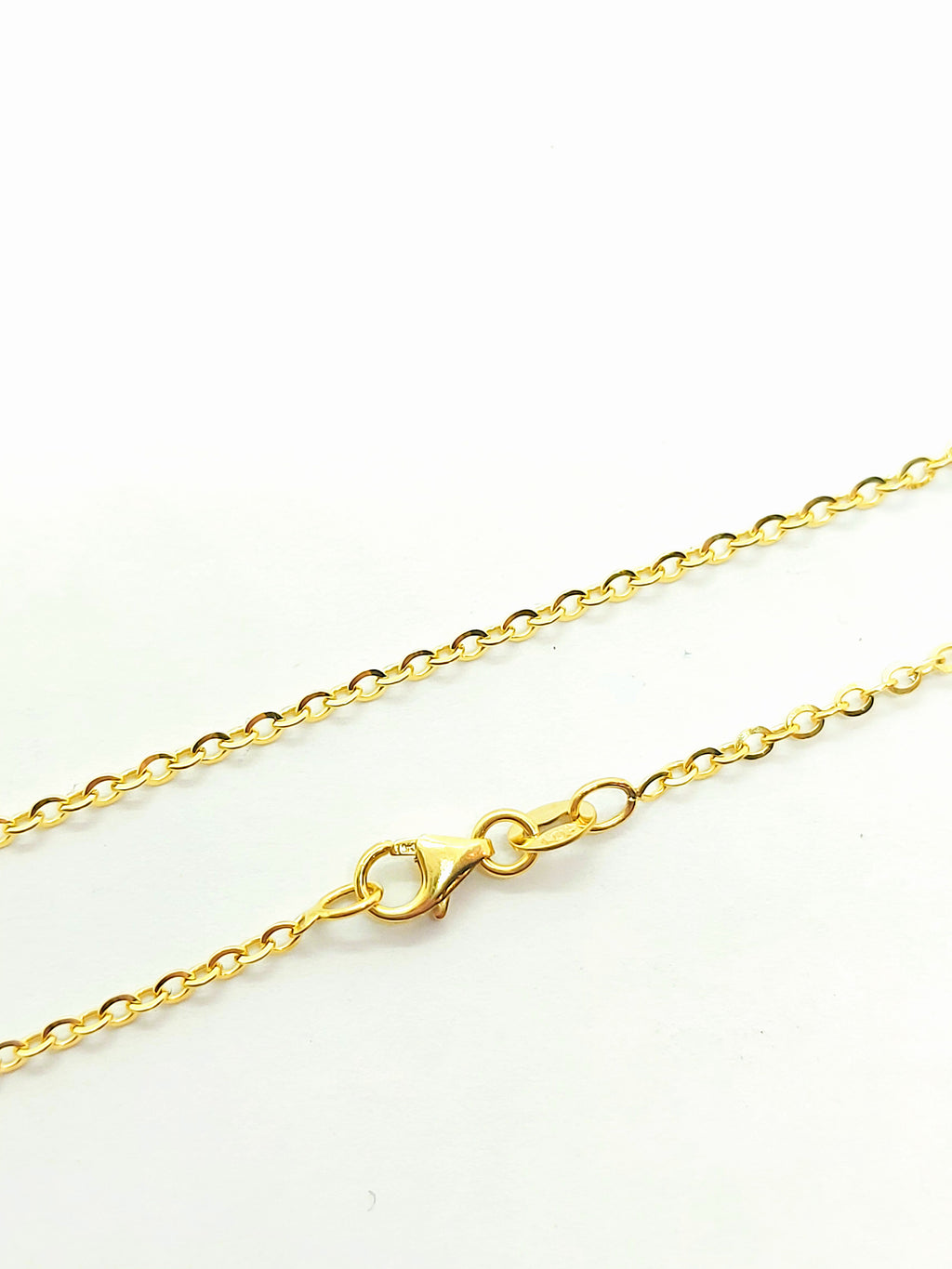 Rolo Chain Necklace Solid 10k Gold