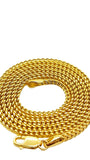 Collier chaîne Franco en or jaune 10k