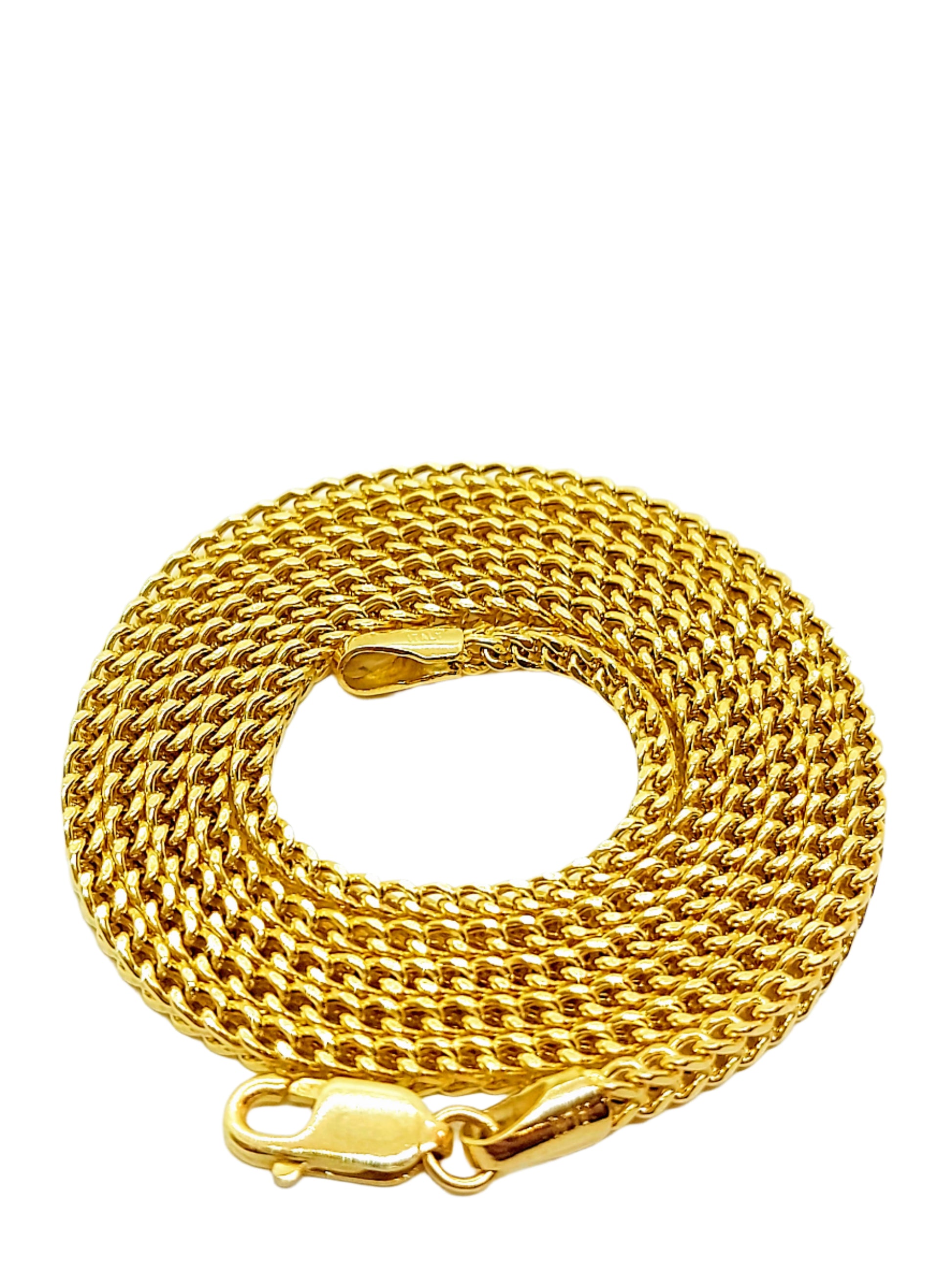Franco Chain Necklace 10k Yellow Gold