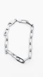 Bracelet trombone en argent 925 Italie