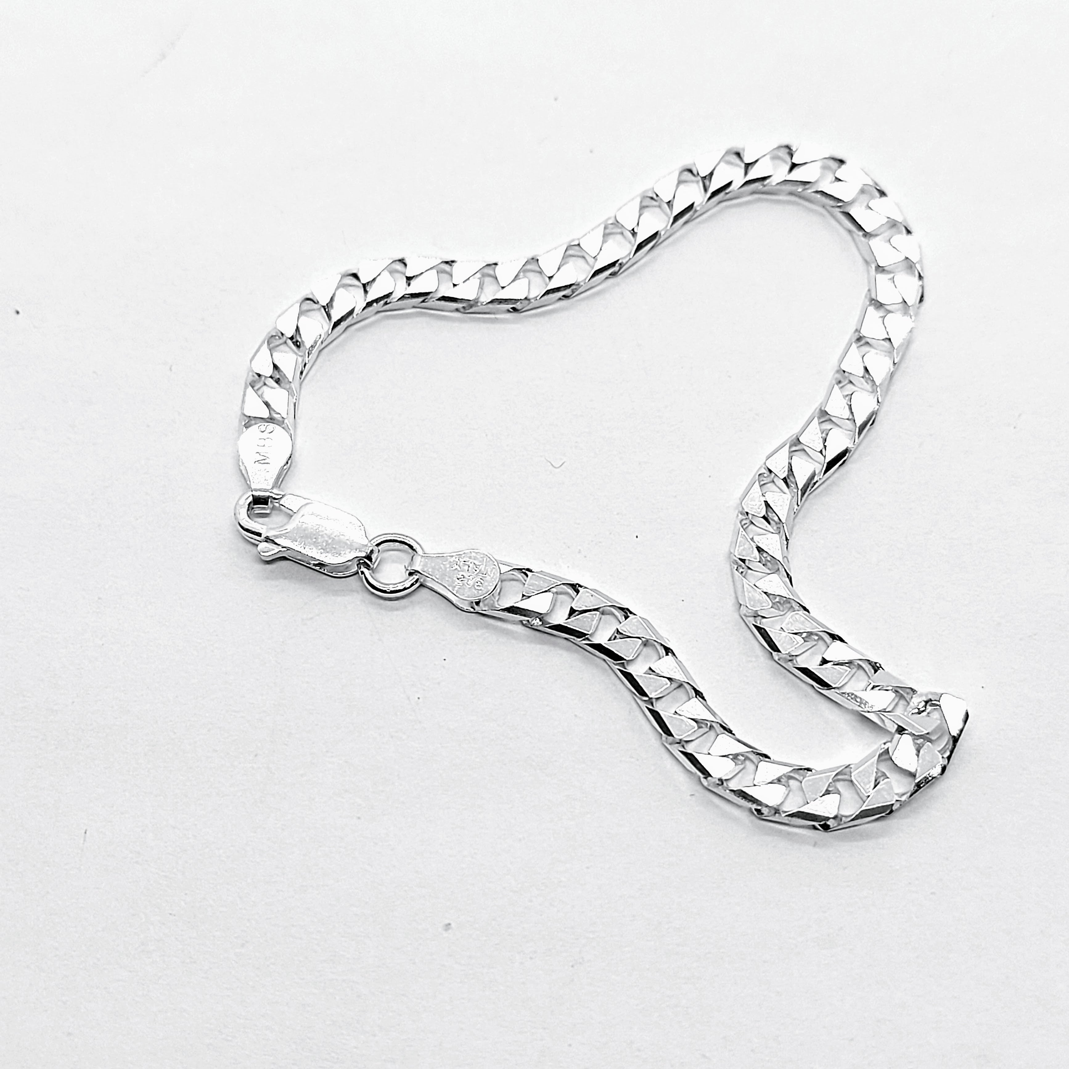 Bracelet carré Argent Sterling Italie 925