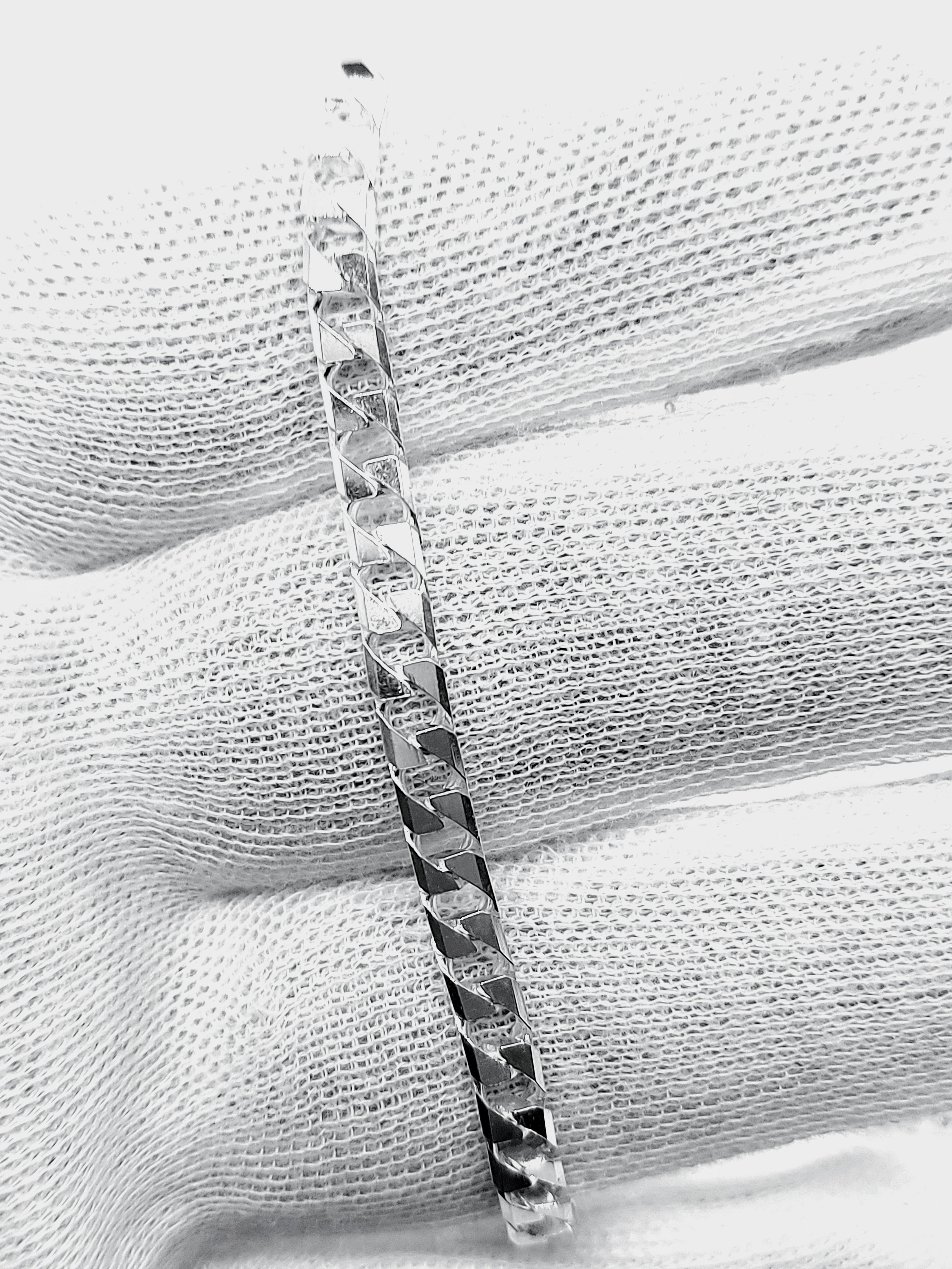 Square Bracelet Sterling Silver Italy 925 – Bijouterie-Panthère