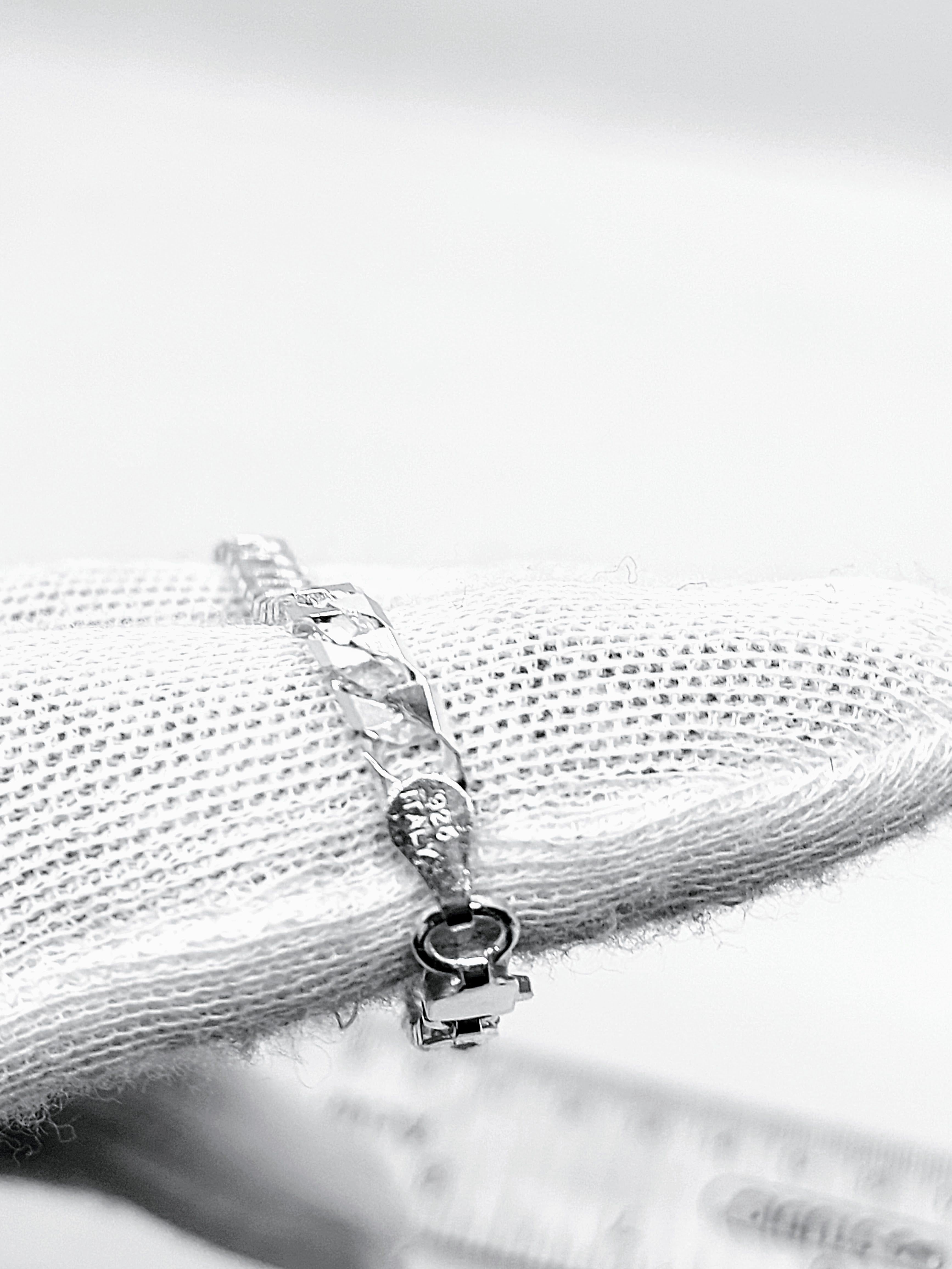 Square Bracelet Sterling Silver Italy 925 – Bijouterie-Panthère