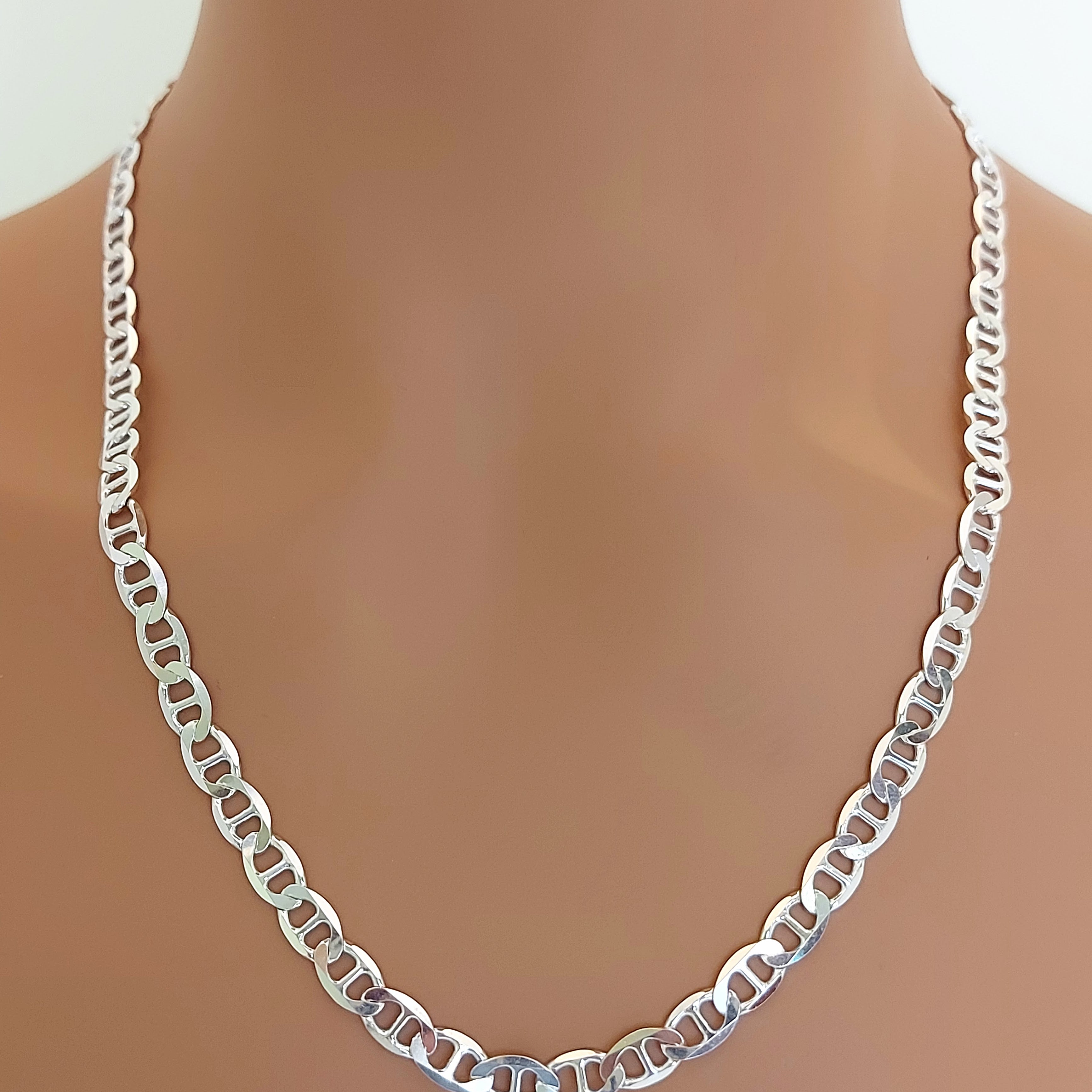 Chaîne Gucci maille gourmette Argent Sterling 925 Italie