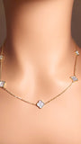 Collier Trèfle Opale