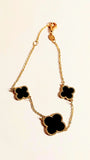 Black Clover leaf Bracelet