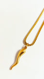 14k Gold Italian Horn (Cornicello) pendant