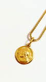 Pendentif Sacré-Cœur de Jésus en or massif 14 carats