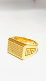 Bague en or 10K avec pierres CZ