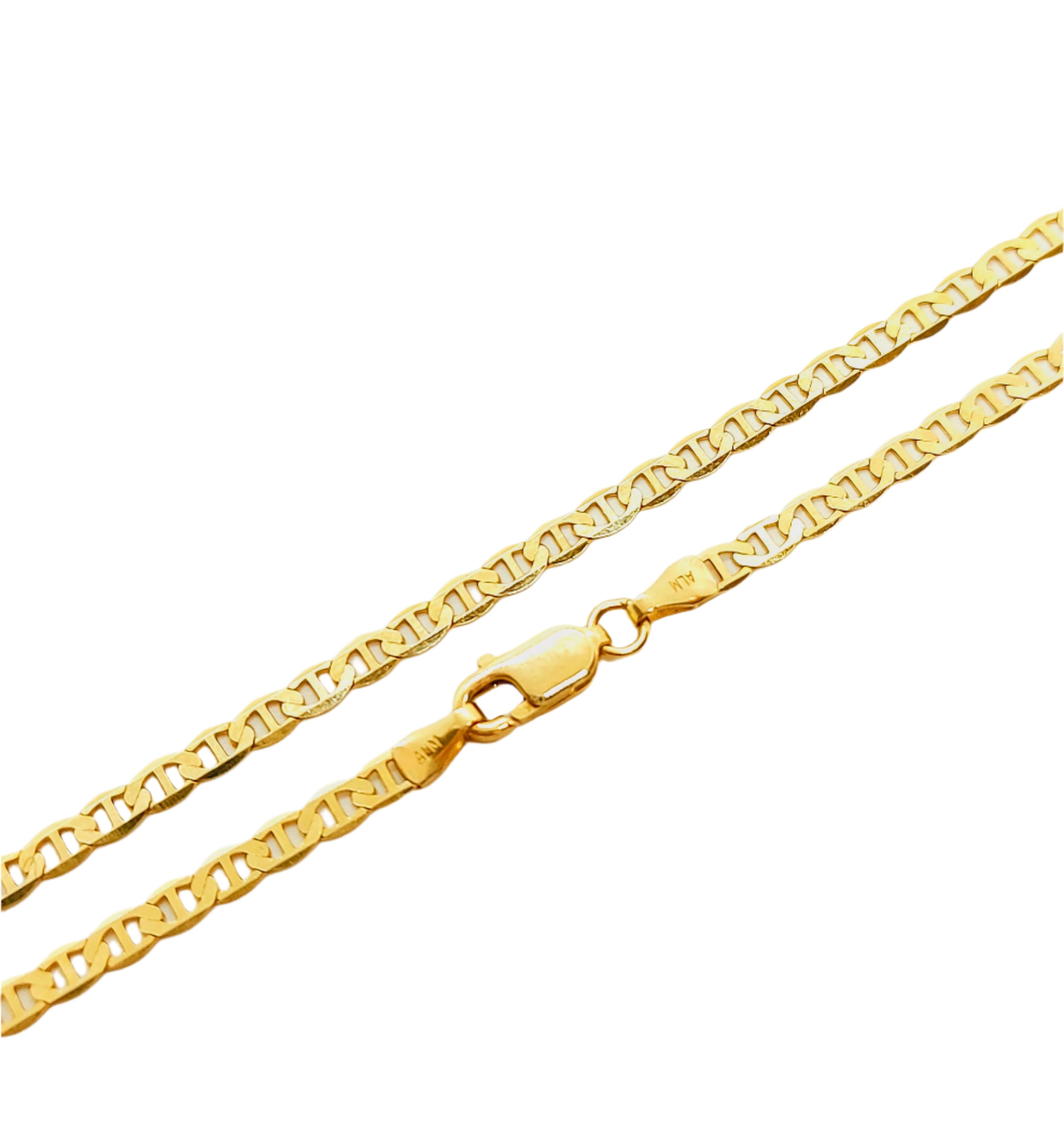 10k Gold Mariner Chain 2.85mm