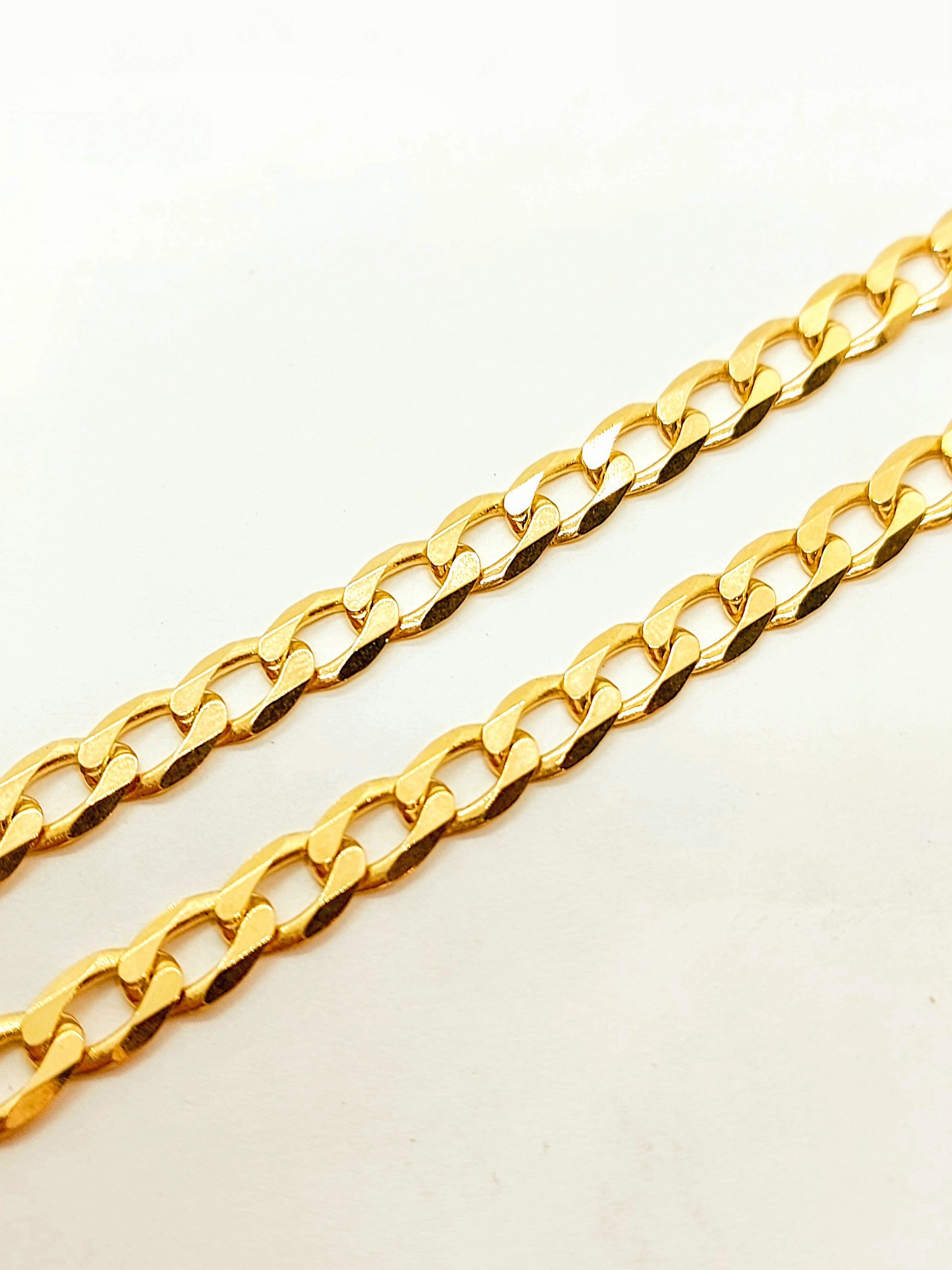 10k Gold Curb link Chain ~5.5mm