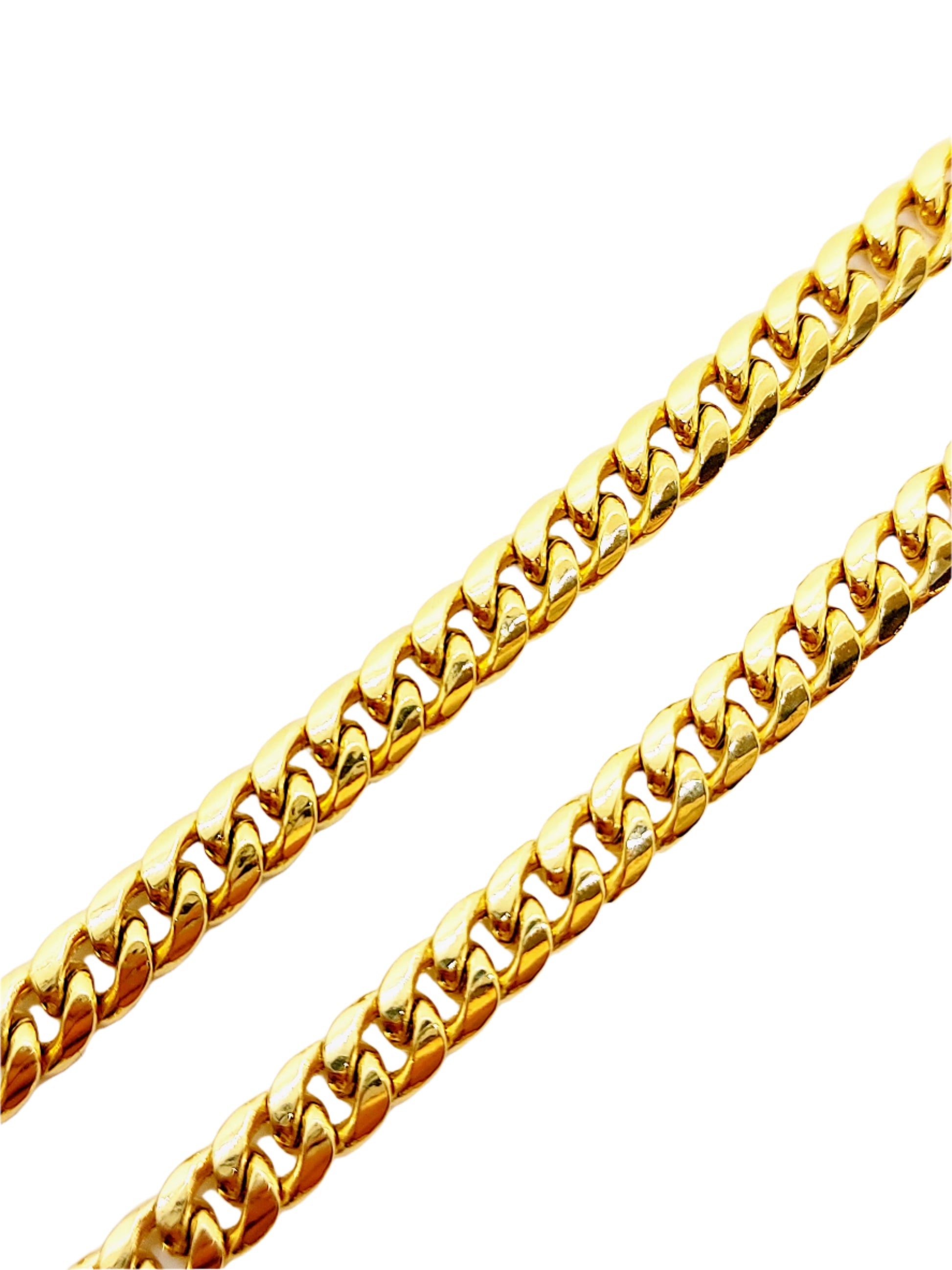 10k Gold Cuban chain ~7mm
