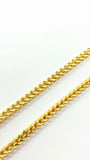 Chaîne Franco 4 mm de fabrication italienne
