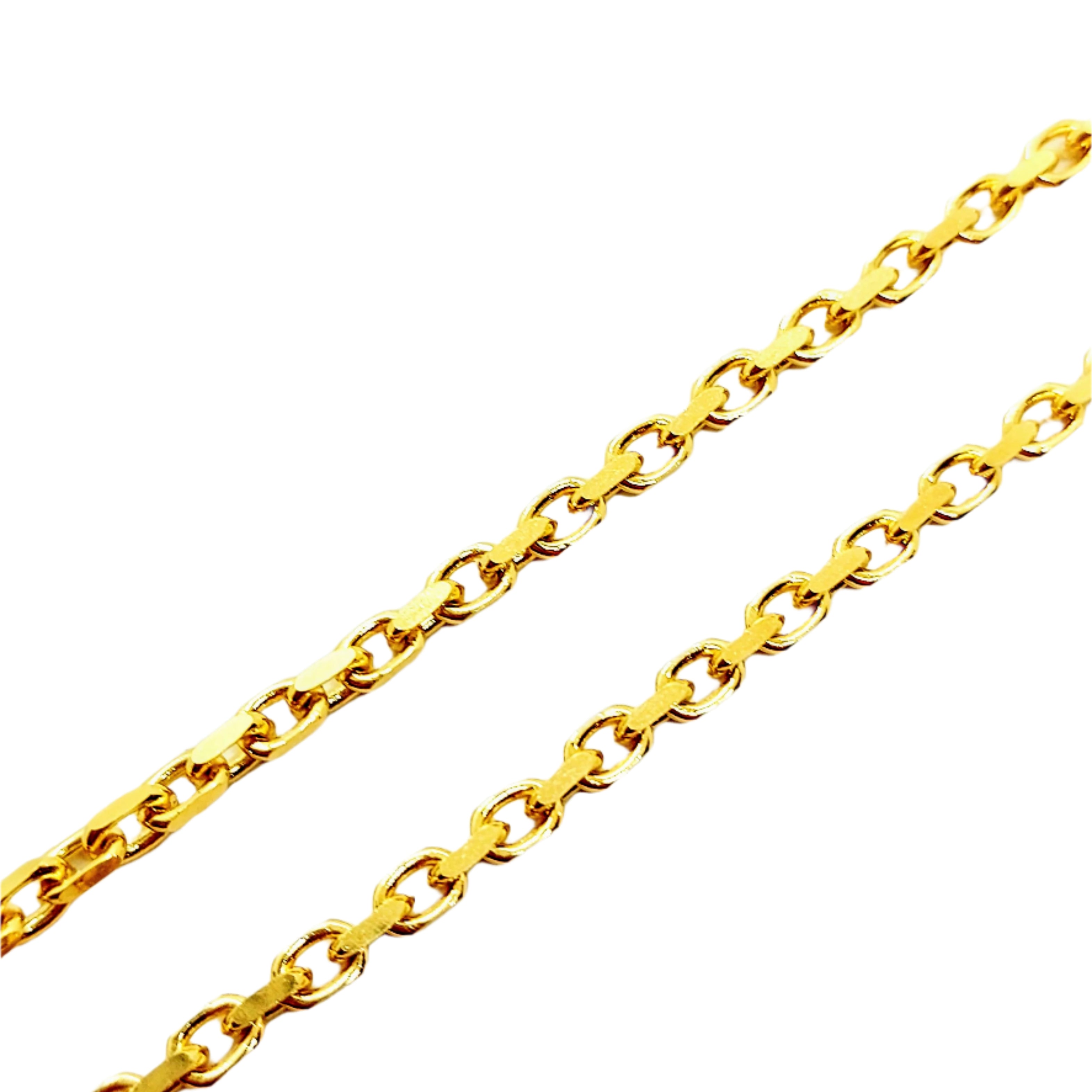 Chaîne forçat en or massif 10 carats