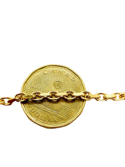 10k Solid Gold Cable chain