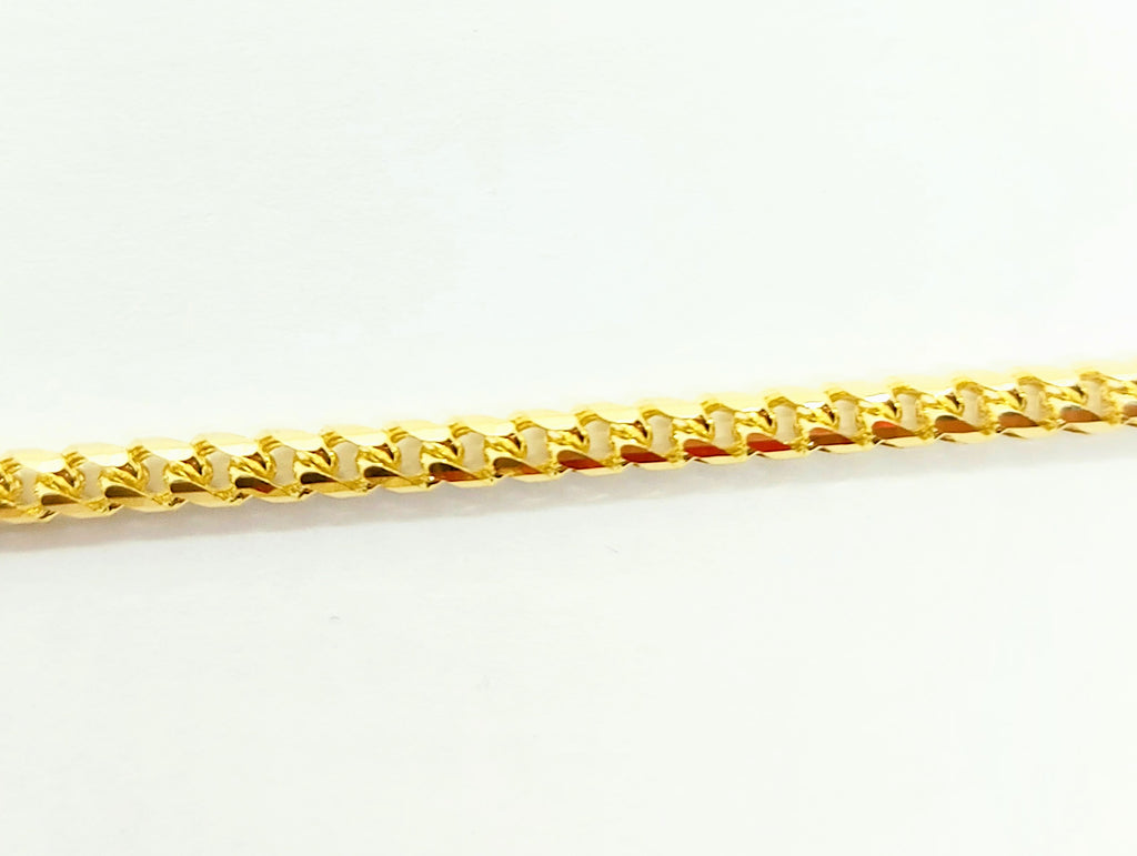 10k Solid Gold Franco chain 2.7mm