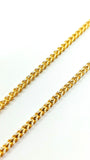 Chaîne Franco en or 10 carats, taille diamant ~2,3 mm