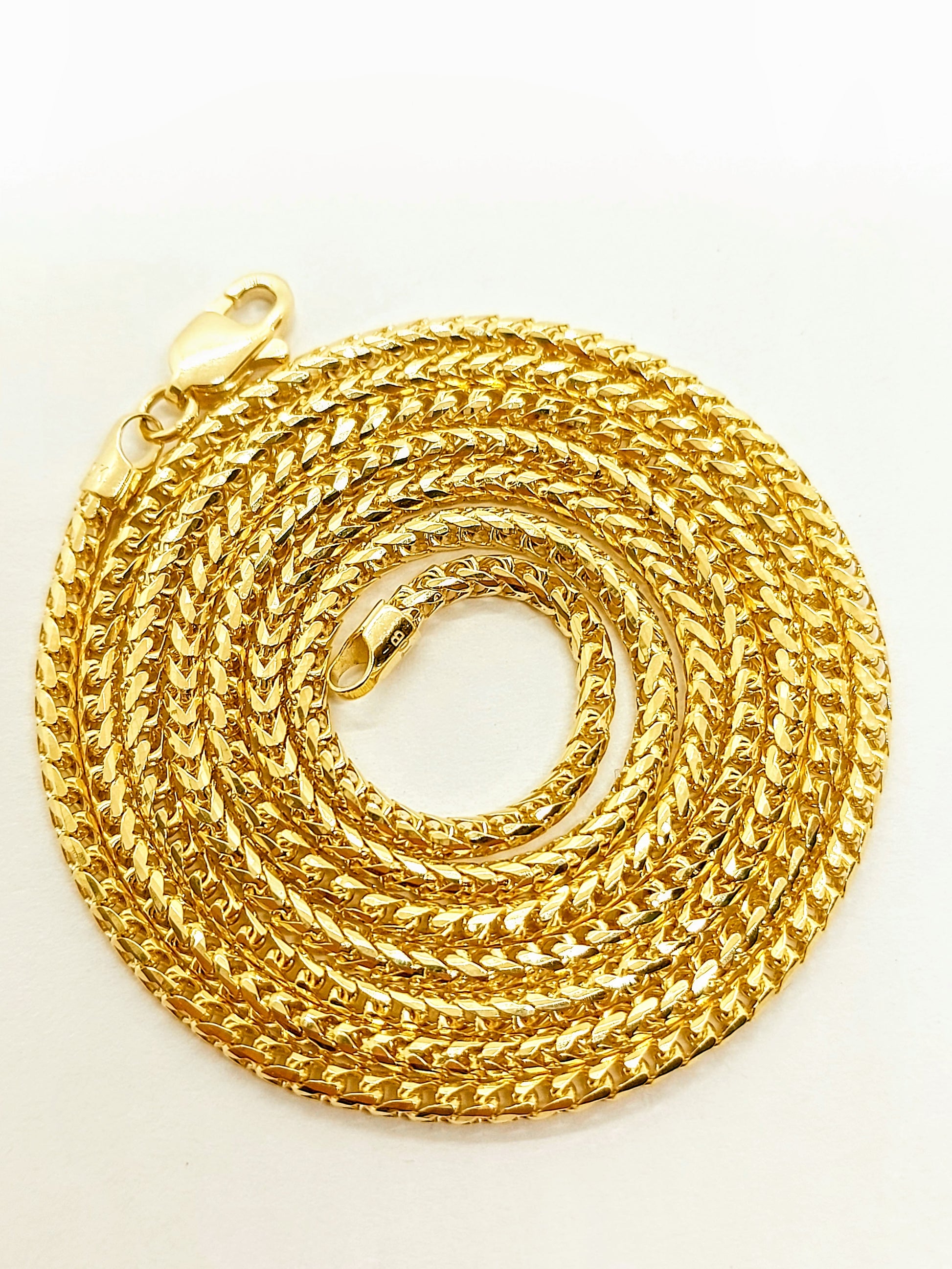 10k Solid Gold Franco chain ~2mm