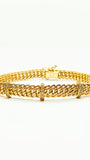Bracelet torsadé en or 10 carats