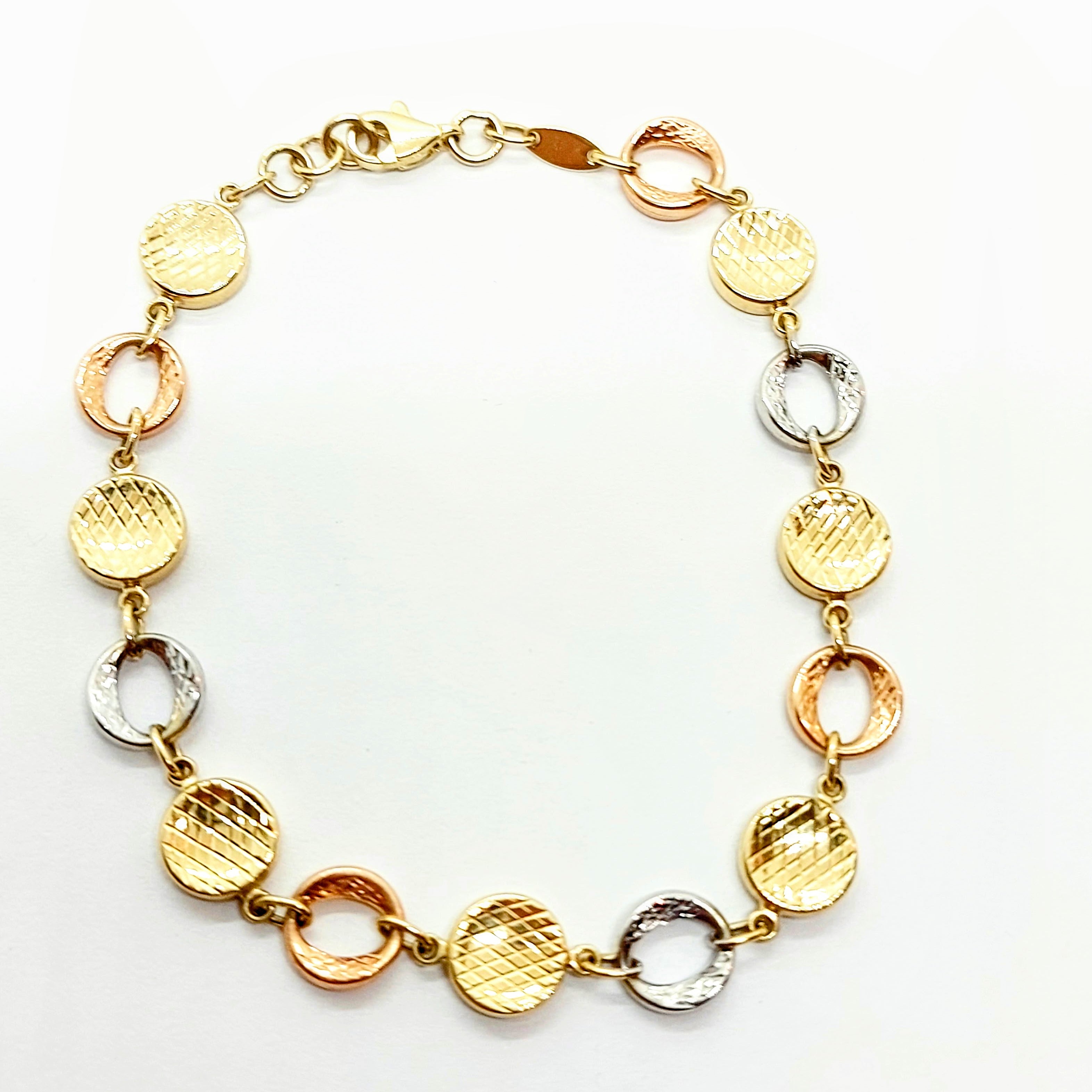 Bracelet rond 3 tons or