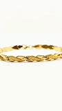 Bracelet en or 10 carats motif X