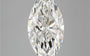 3.00ct Marquise Lab Grown Diamond (Colour G, Clarity VVS2, IGI Certified)