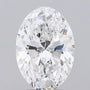 3.00ct Oval Lab Grown Diamond (Colour D, Clarity IF, IGI Certified)