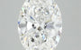 3.00ct Oval Lab Grown Diamond (Colour E, Clarity VVS2, IGI Certified)