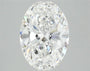 3.00ct Oval Lab Grown Diamond (Colour E, Clarity VVS2, IGI Certified)