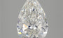 3.00ct Pear Lab Grown Diamond (Colour G, Clarity VVS2, IGI Certified)