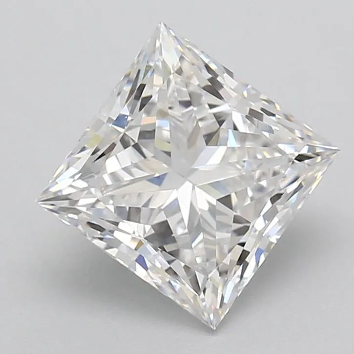 3.00ct Princess Lab Grown Diamond (Colour D, Clarity VVS2, GIA Certified)