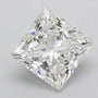 3.00ct Princess Lab Grown Diamond (Colour D, Clarity VVS2, GIA Certified)