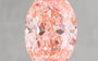 3.09ct Oval Lab Grown Diamond (Colour Fancy Vivid Pink, Clarity VS1, IGI Certified)