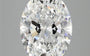 3.10ct Oval Lab Grown Diamond (Colour D, Clarity VVS2, IGI Certified)