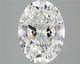 3.10ct Oval Lab Grown Diamond (Colour D, Clarity VVS2, IGI Certified)