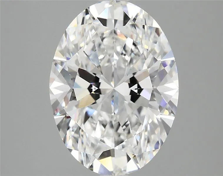 3.10ct Oval Lab Grown Diamond (Colour D, Clarity VVS2, IGI Certified)